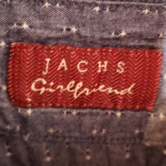 Jachs Girlfriend Womens Blue Dotted 3/4 Button Tunic XS - Picture 5 of 6